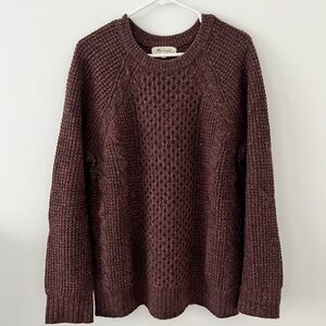 Madewell Brown Knit Sweater